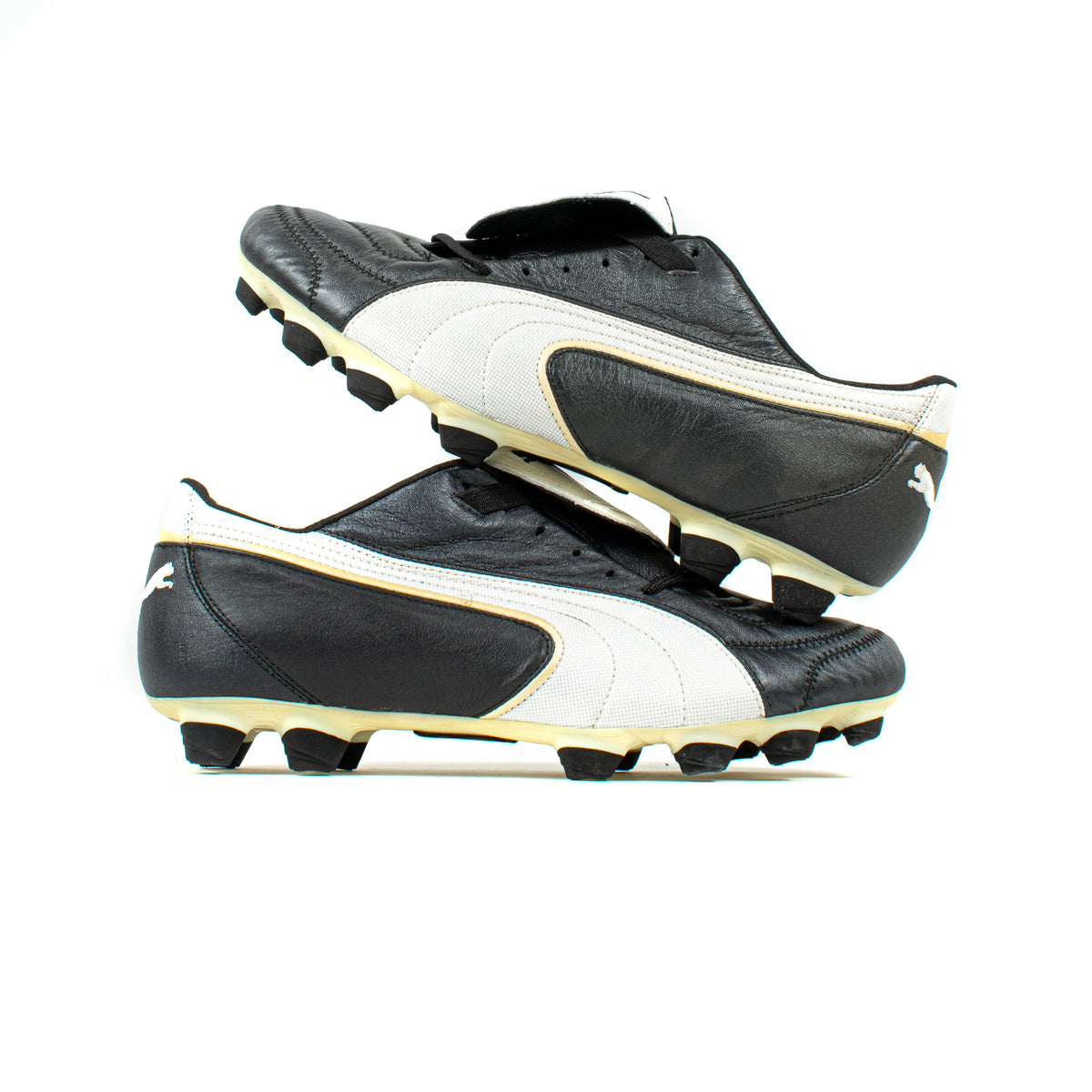 Puma King Executive Black White FG – Classic Soccer Cleats