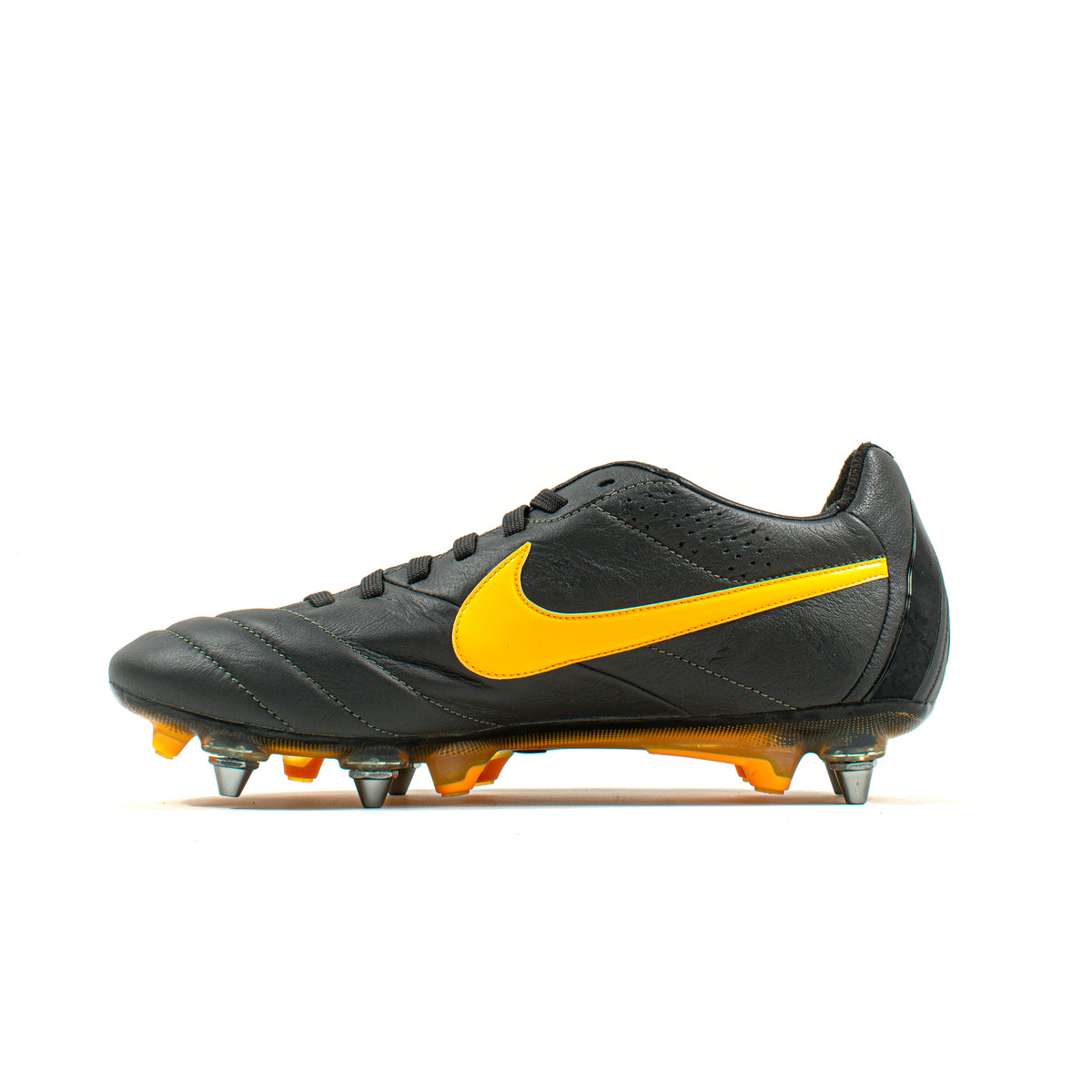 Nike Tiempo Legend IV Grey Yellow SG-Pro – Classic Soccer Cleats