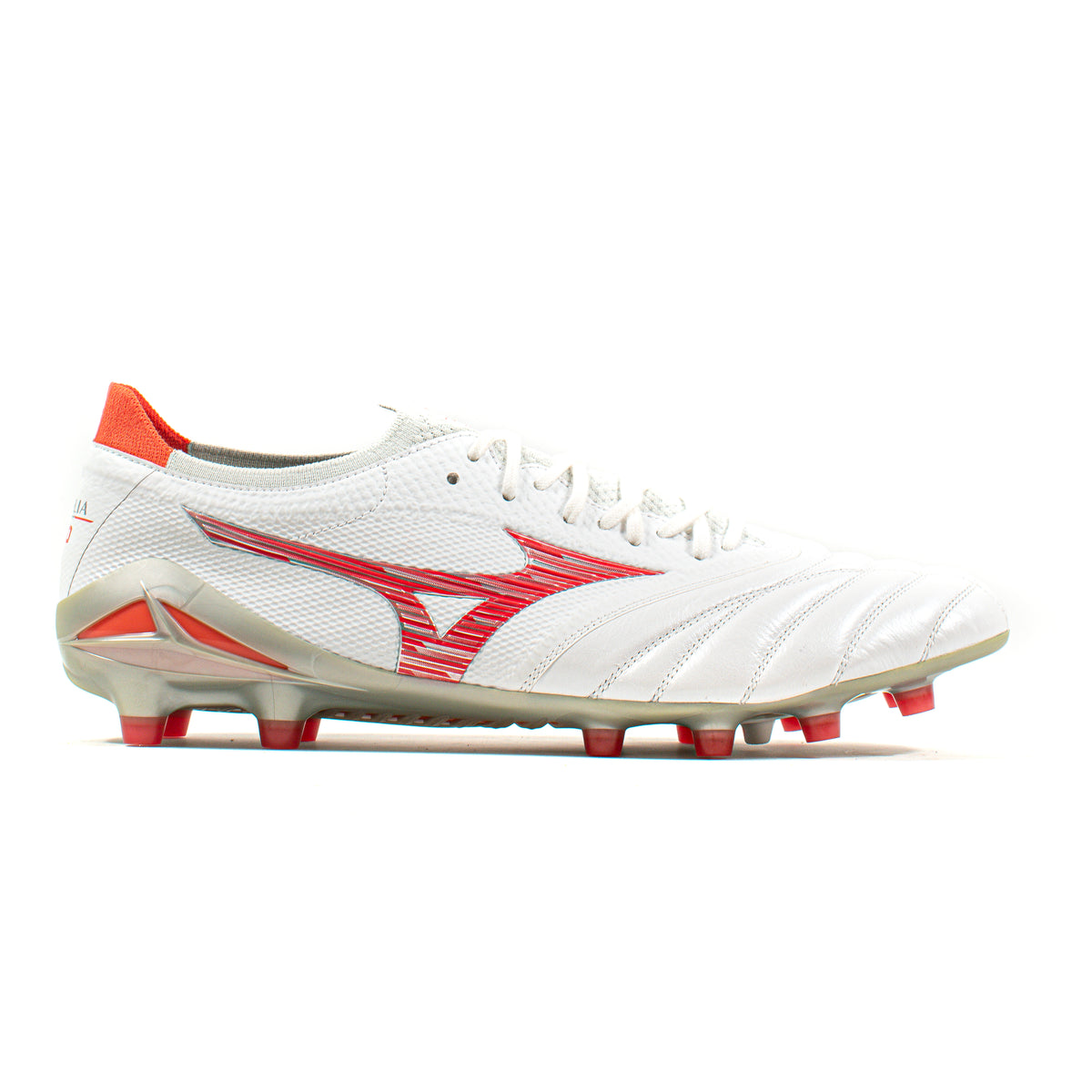 MORELIA NEO IV JAPAN 40周年記念カラー　22.5㎝値下げ Mizuno Morelia Neo IV Japan Leather Elite White Red FG – Classic