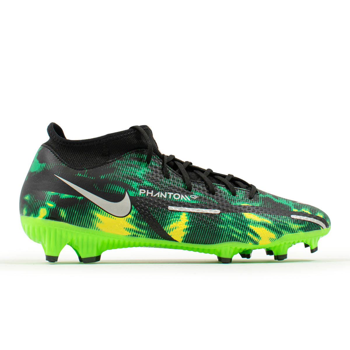 Nike Phantom GT2 SW Academy Black Green GF FG – Classic Soccer Cleats