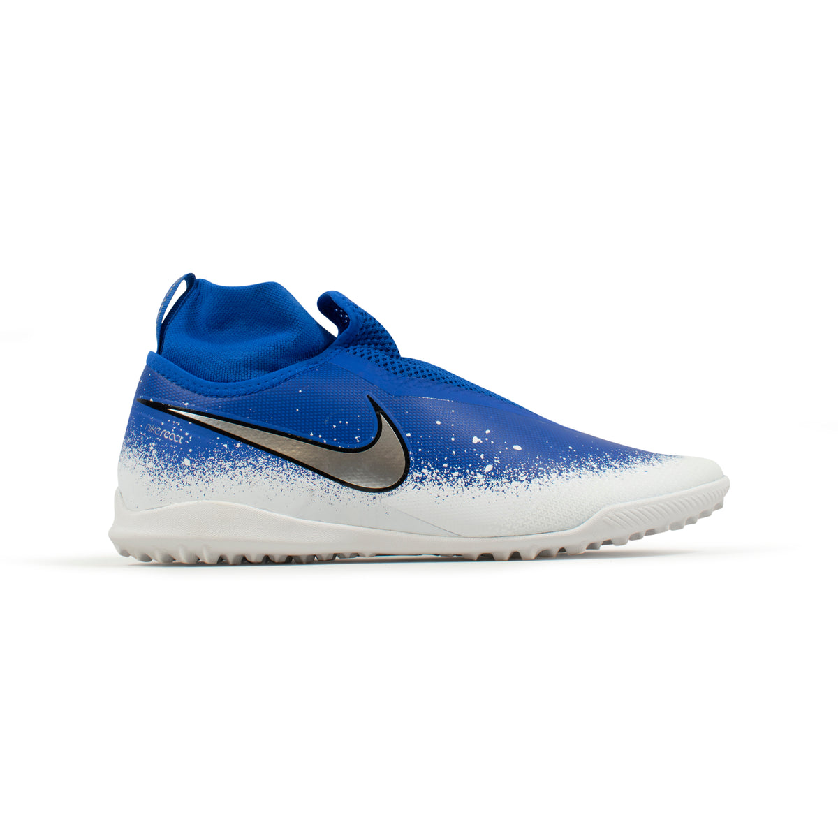 Nike React Phantom Vision Pro DF Blue White Turf – Classic Soccer
