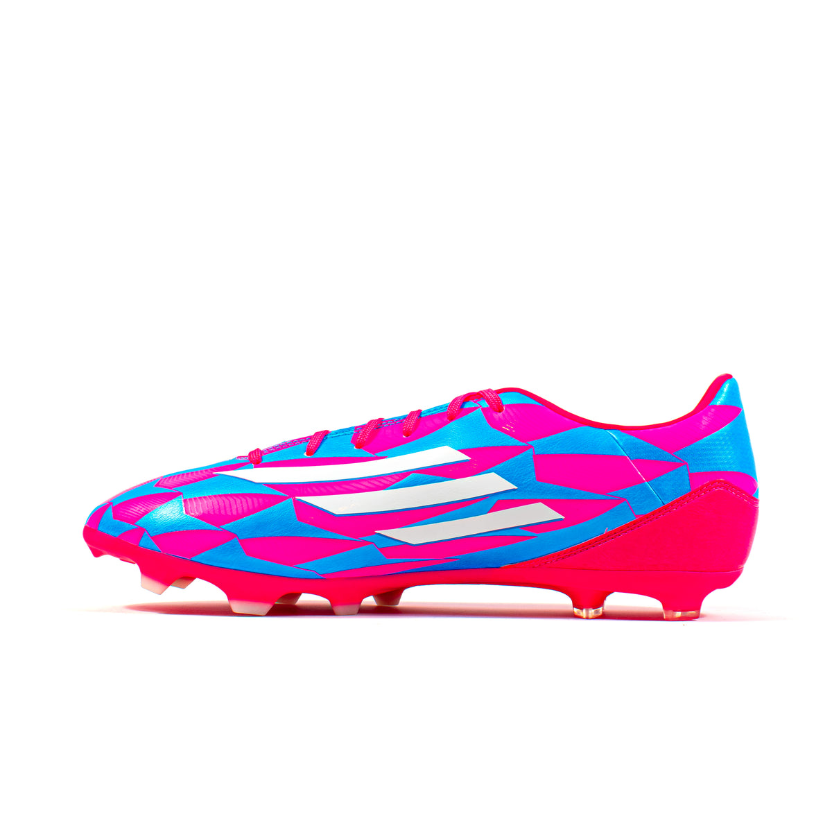 Adidas F10 Pink Blue FG – Classic Soccer Cleats