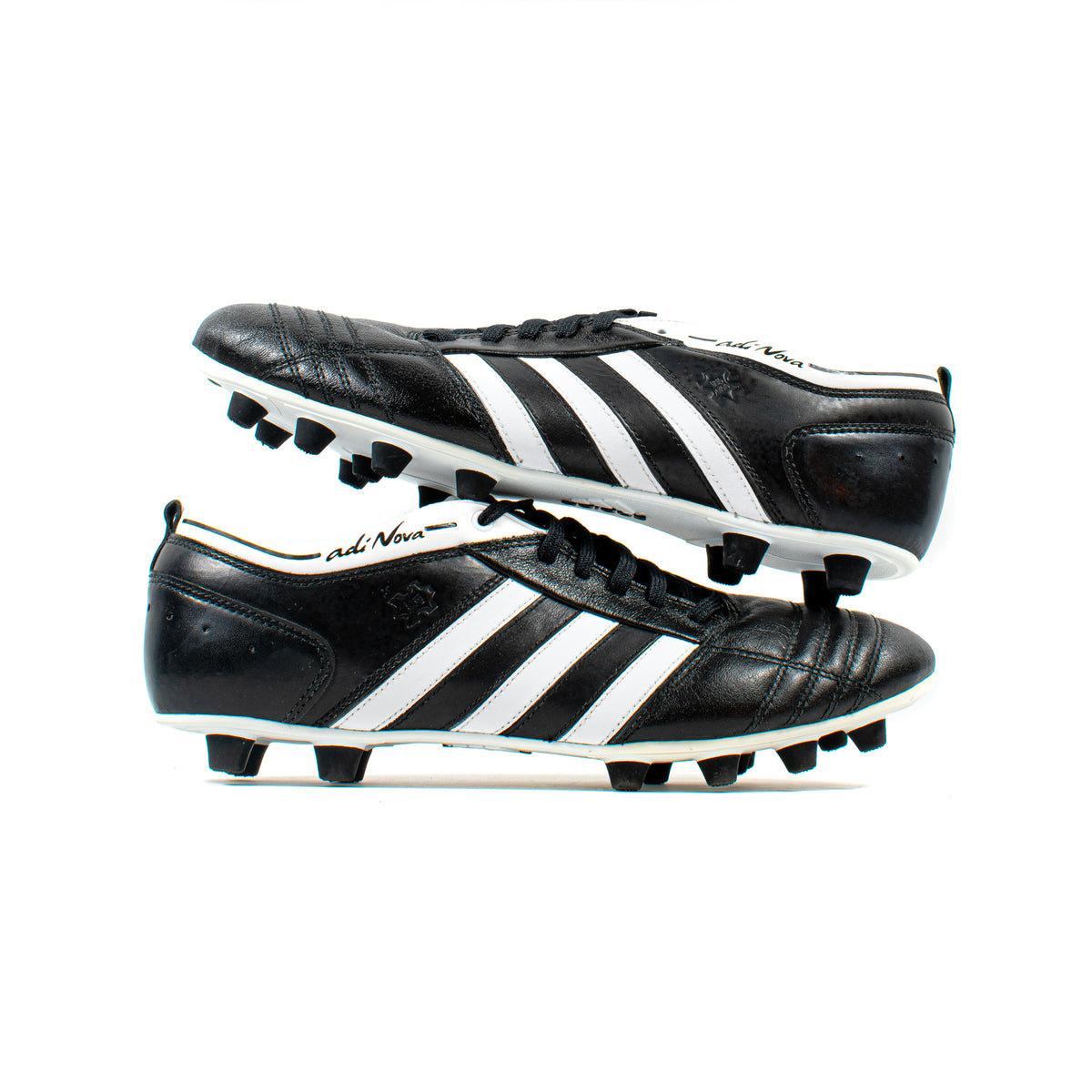 Nike Old School Adidas Soccer Cleats Adidas AdiNova Black White FG