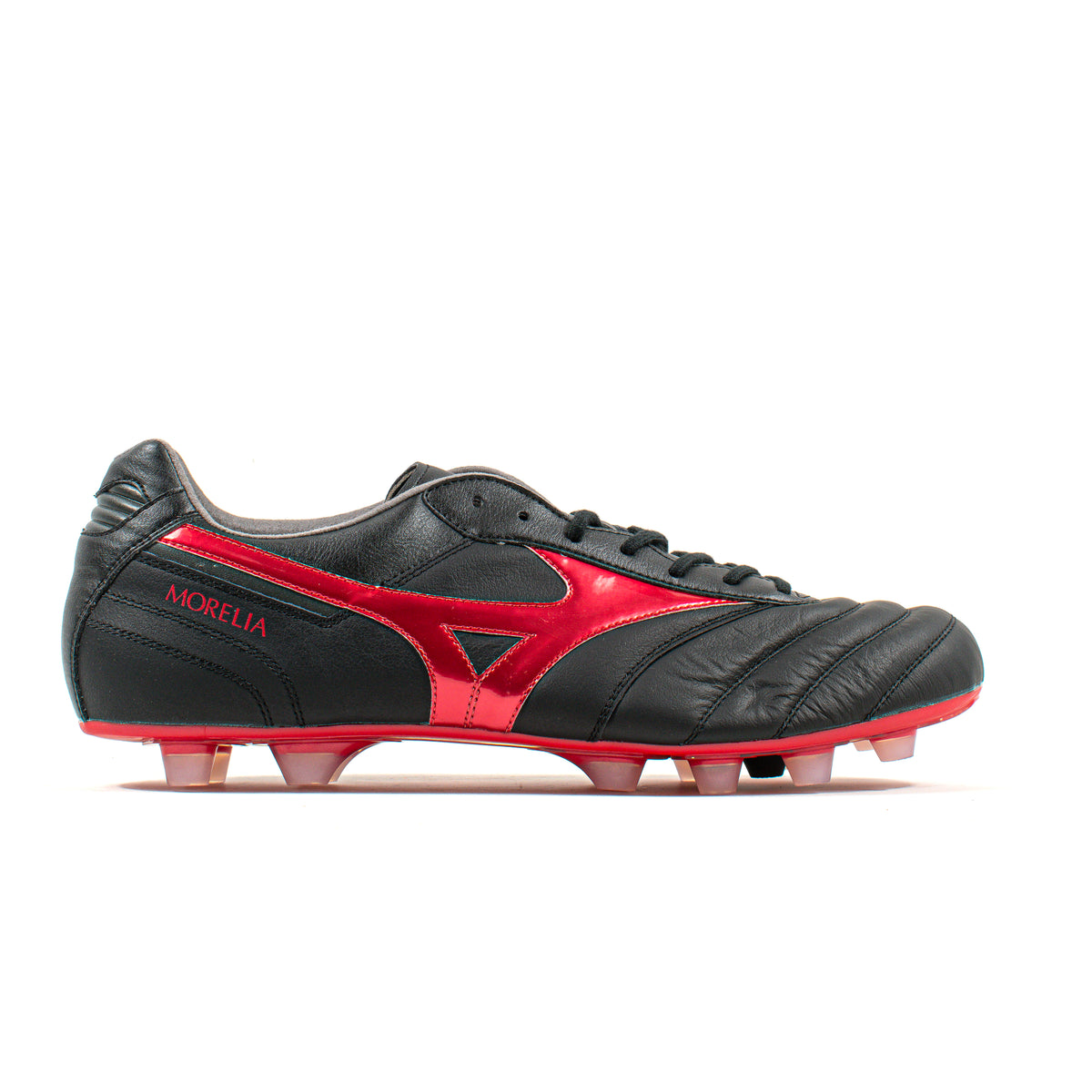Mizuno Morelia II Elite Black Red FG – Classic Soccer Cleats