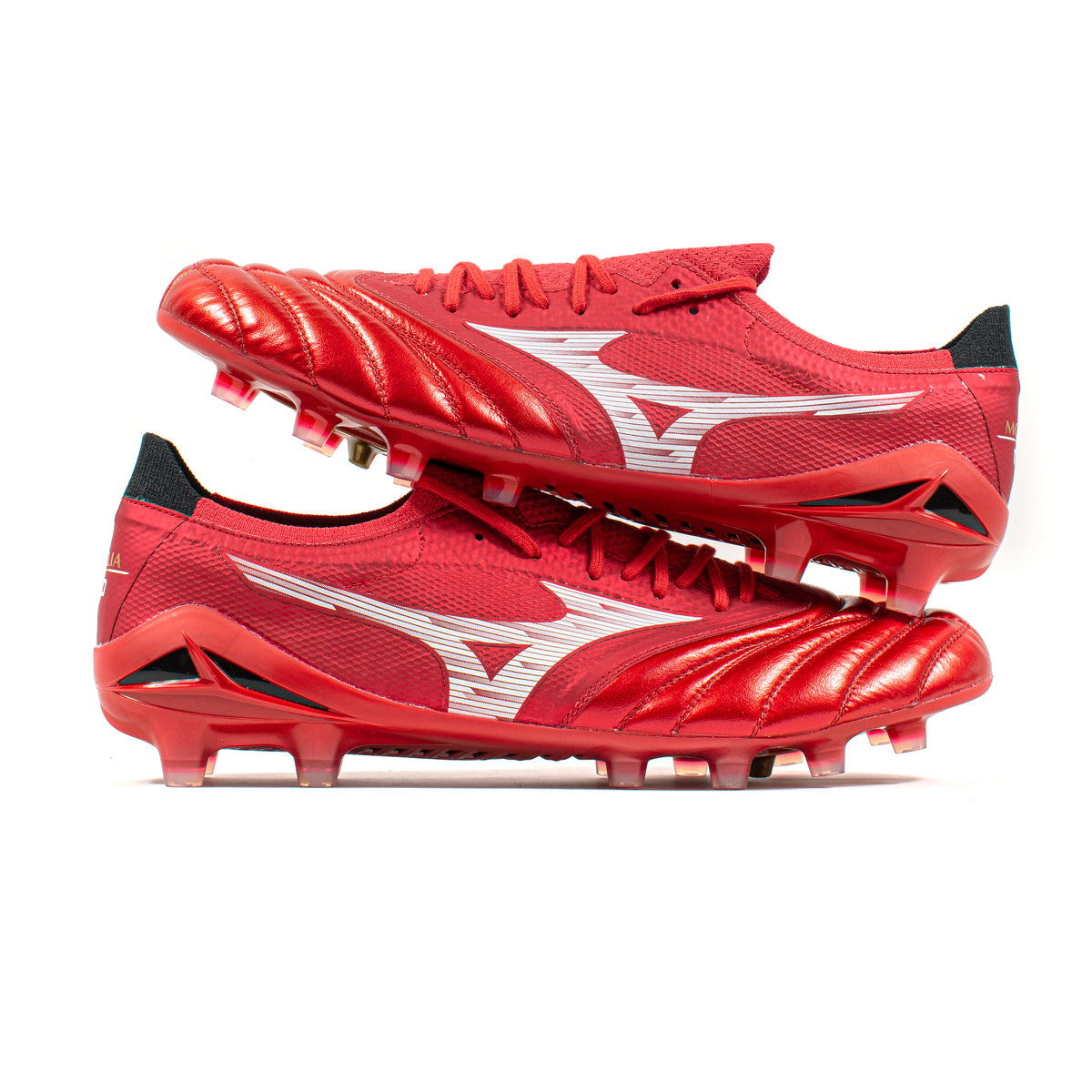 Mizuno Morelia Neo Beta IV Elite Red White FG – Classic Soccer Cleats