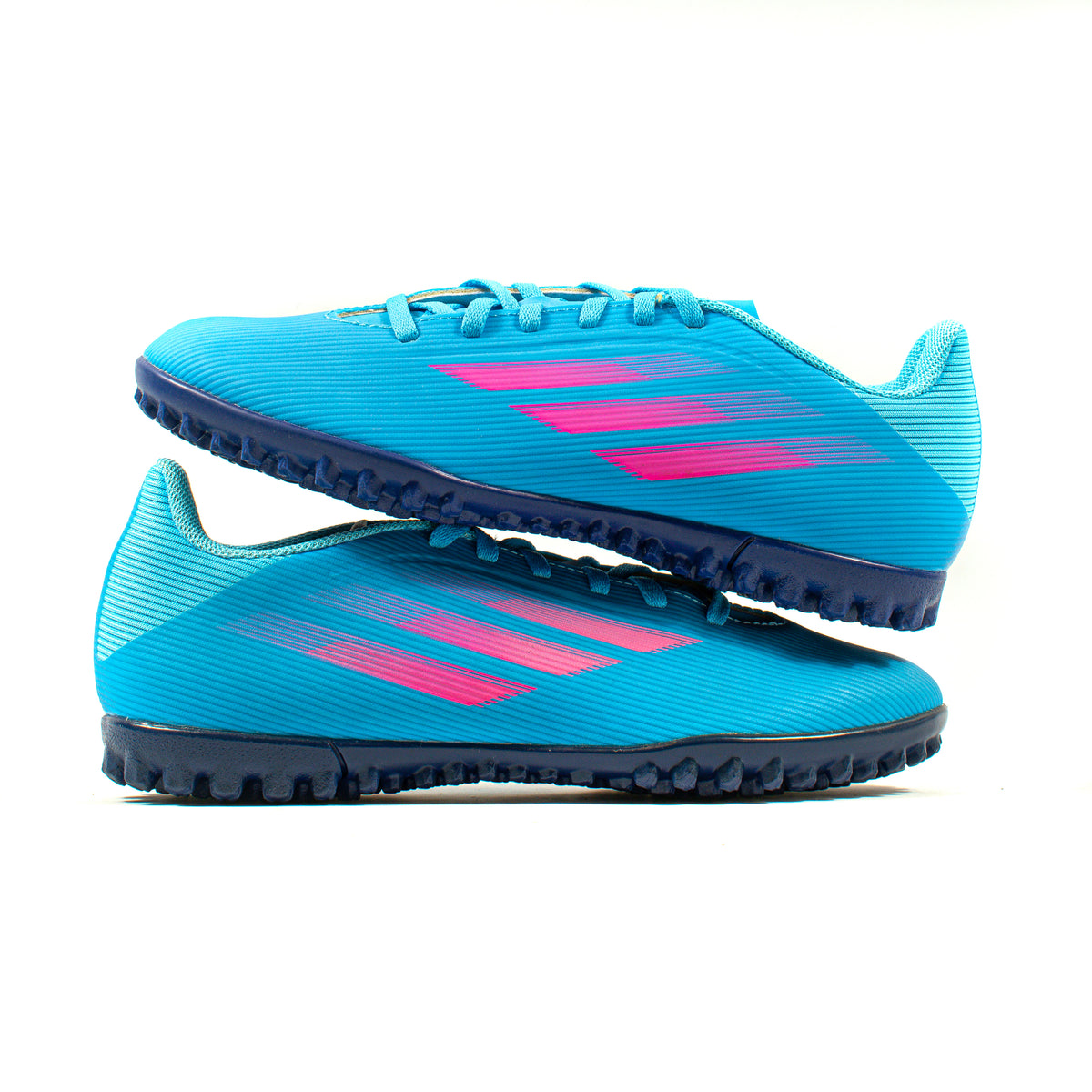 Adidas X SpeedFlow.4 Blue Turf – Classic Soccer Cleats