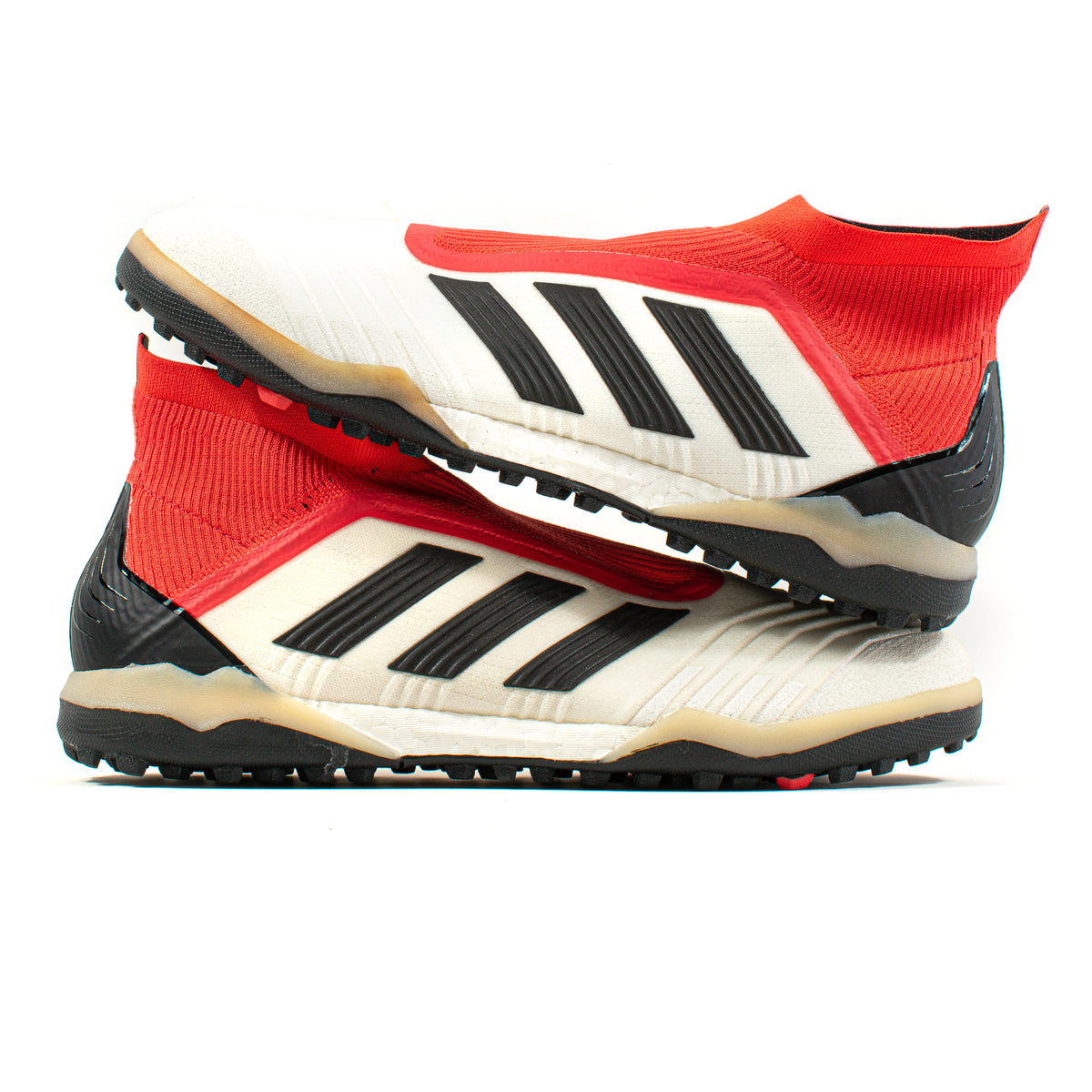 Adidas Predator Tango 18+ White Red Turf – Classic Soccer Cleats