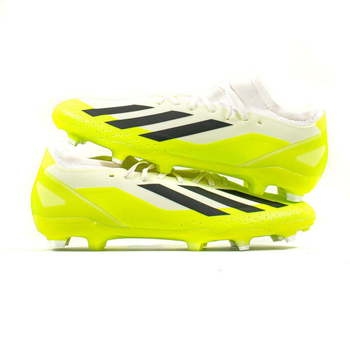 Adidas X CrazyFast .3 White Yellow FG – Classic Soccer Cleats