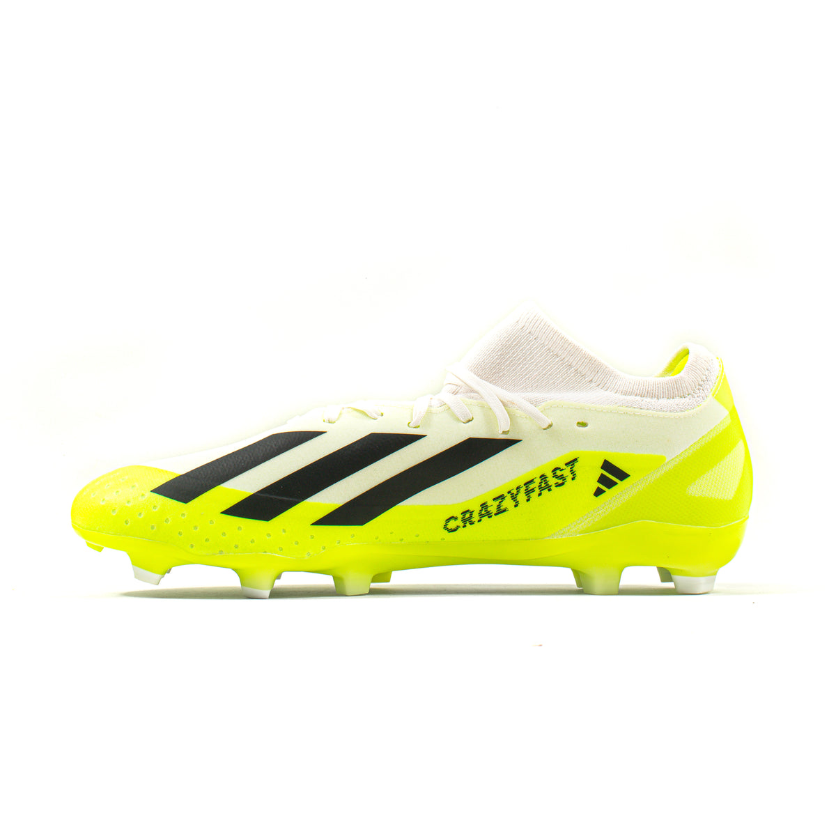 Adidas X CrazyFast .3 White Yellow FG – Classic Soccer Cleats