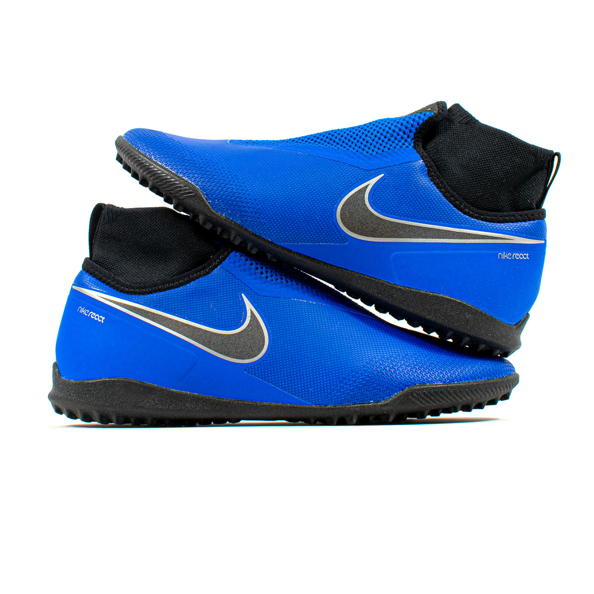 Nike React Phantom Vision VSN Pro DF Blue TF – Classic Soccer Cleats