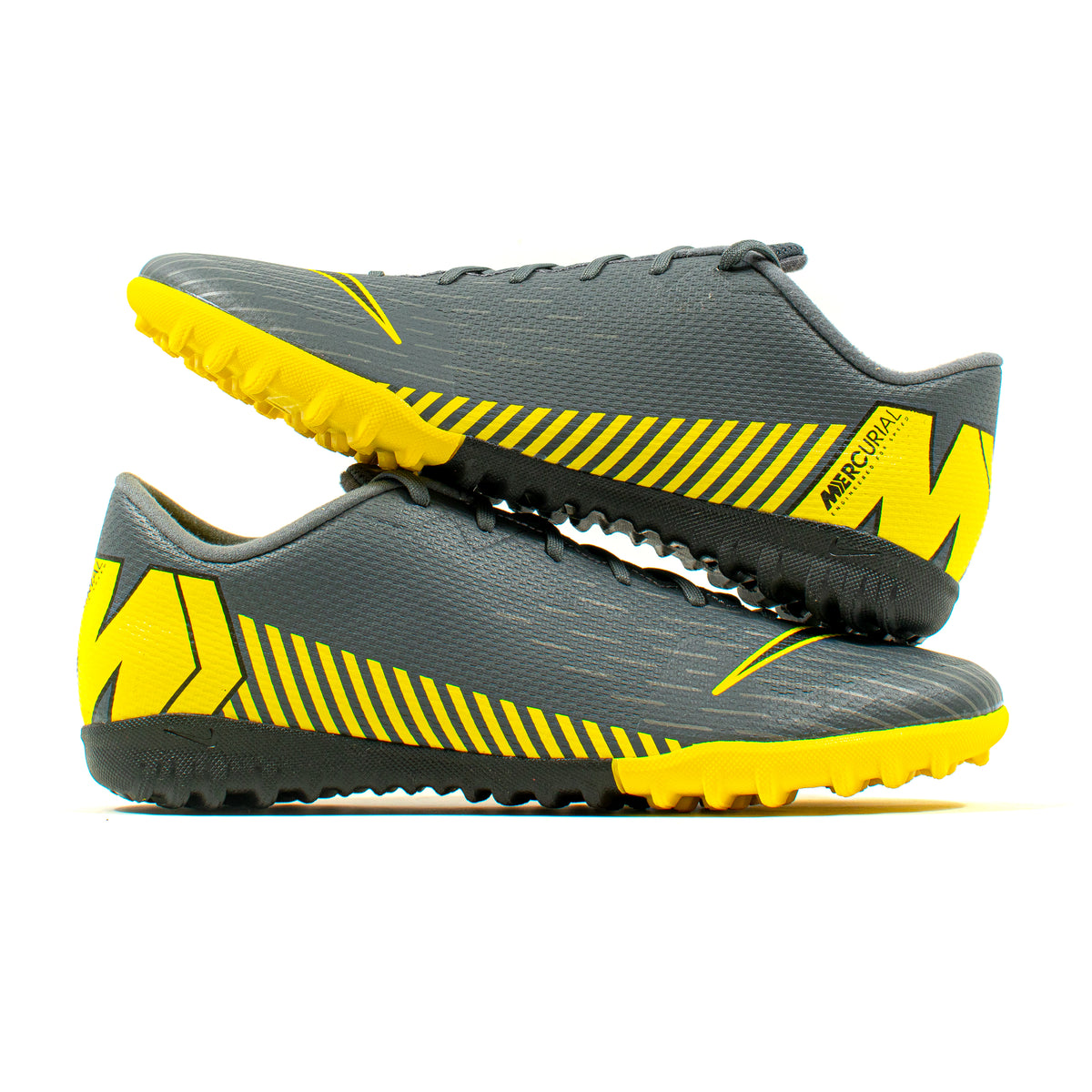 シューズ Nike MercurialX Vapor 12 Academy TF 27.5 Nike Mercurial Vapor XII Academy TF - Dark Grey/Black/Yellow
