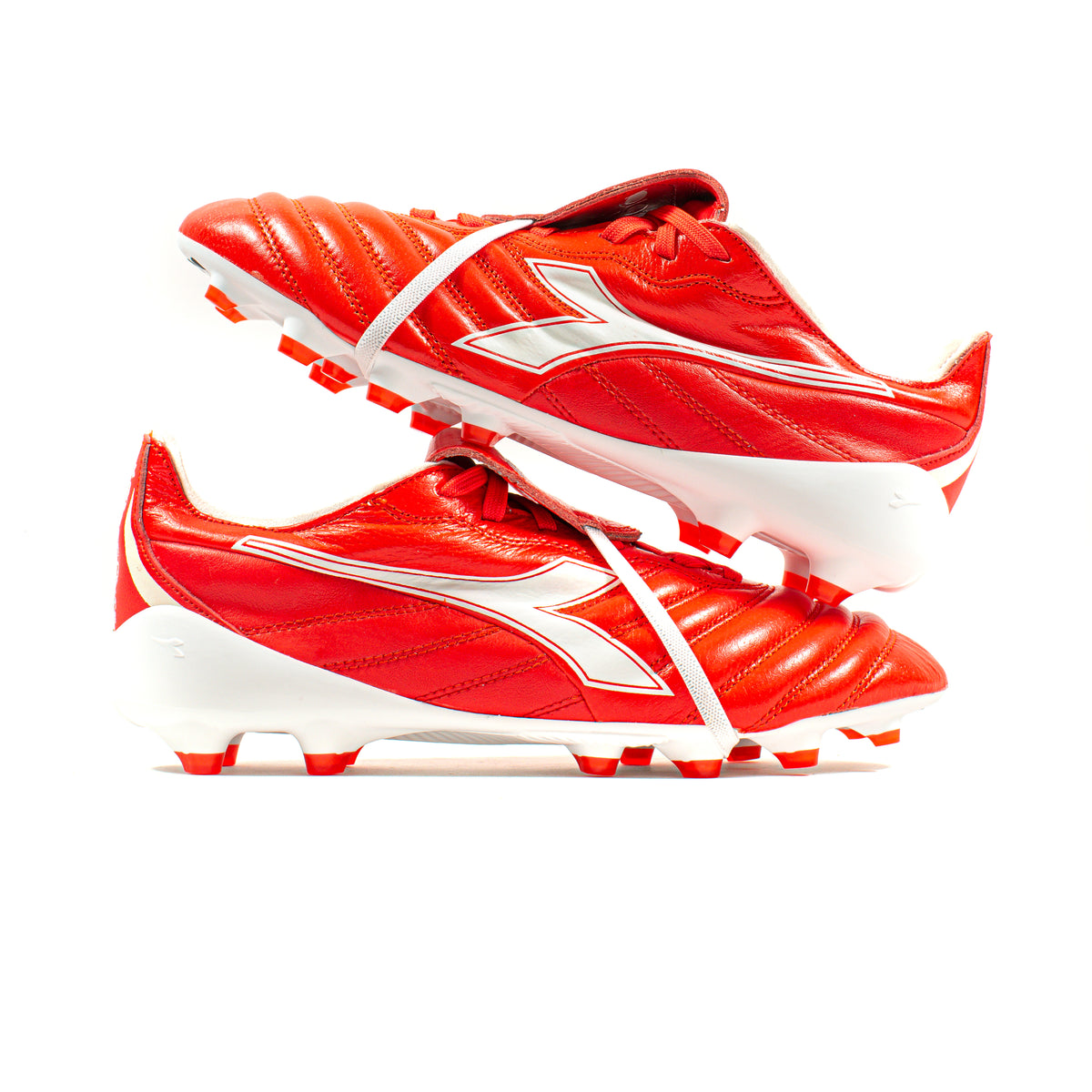 Diadora Brasil Elite Tech Italy Red White FT FG – Classic Soccer
