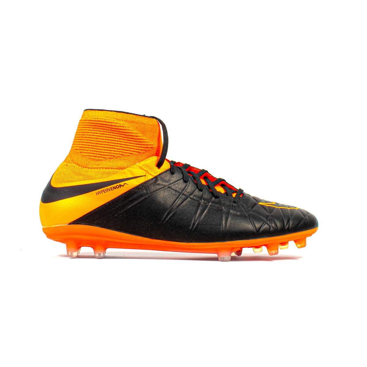 Nike Hypervenom Phantom II Leather Black FG – Classic Soccer