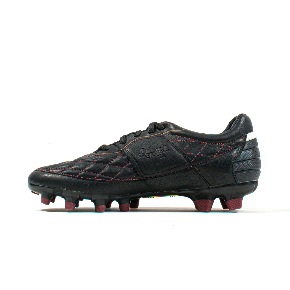 Nike Tiempo Ronaldinho Dois Black Maroon FG – Classic Soccer Cleats