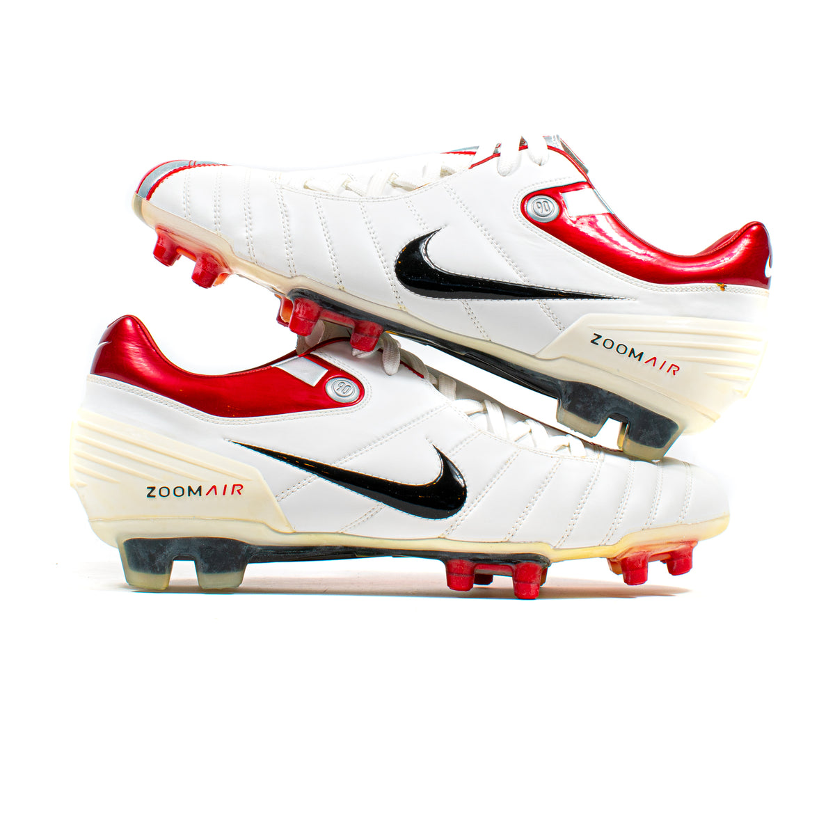激レアナイキエアズームトータル90IIIレッドホワイト Nike Air Zoom Total 90 Supremacy White Red FG – Classic Soccer Cleats