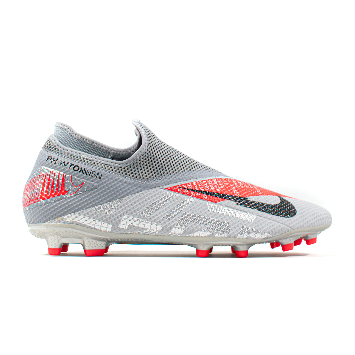 Nike Phantom VSN Vision 2 Academy Silver Red FG – Classic Soccer