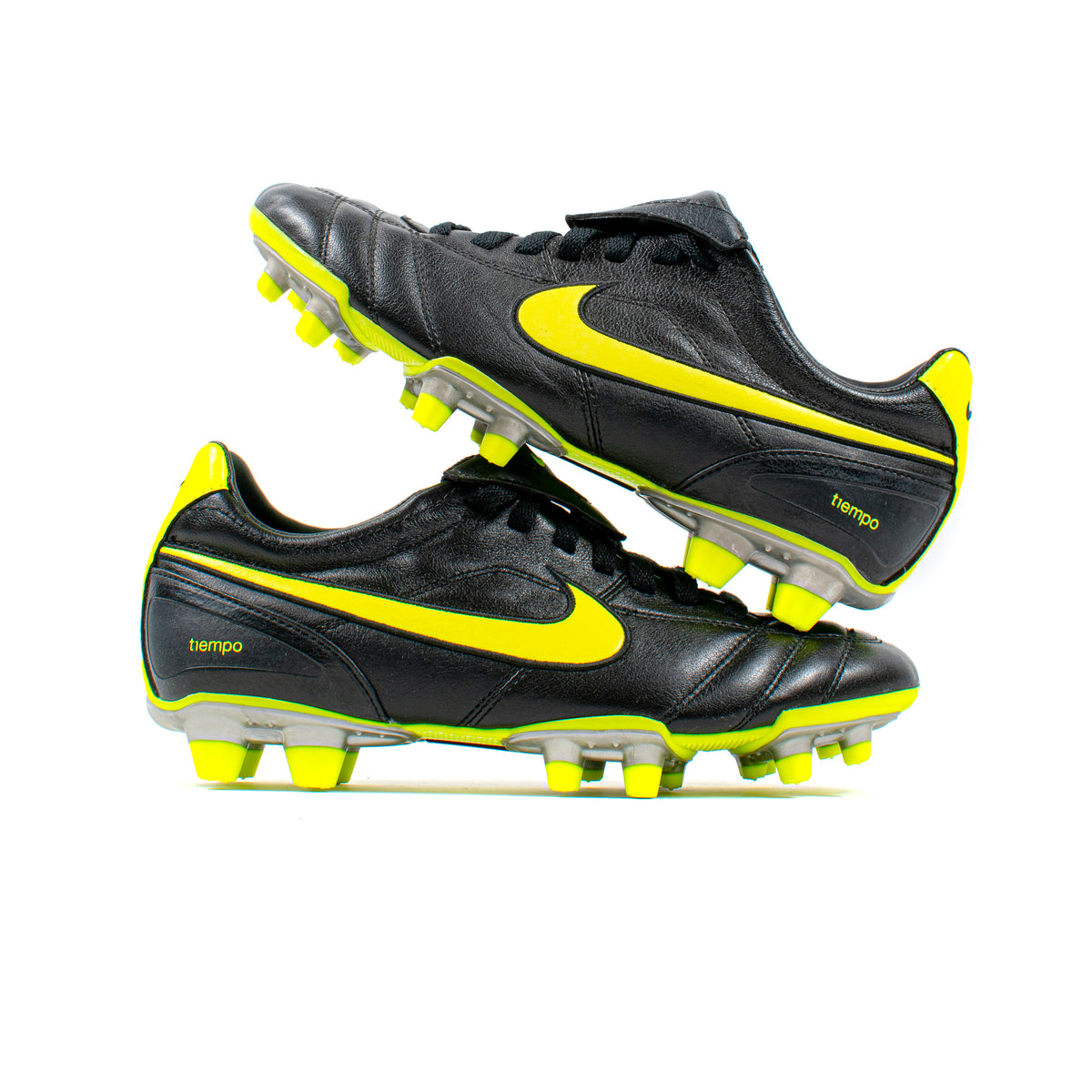 Soccer Cleats Air Force Worldwide Jaune Nike Tiempo Mystic Black