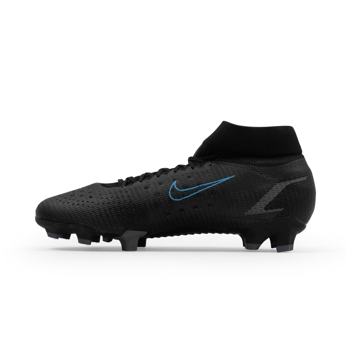 Nike Mercurial Superfly 8 Pro Black Blue FG – Classic Soccer Cleats
