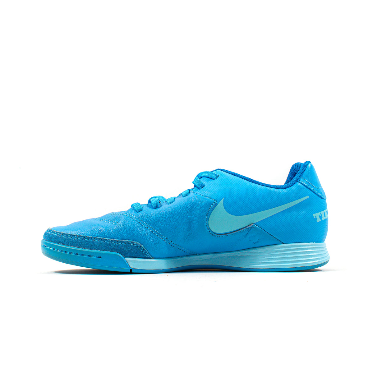 Nike TiempoX Genio Leather IC Blue – Classic Soccer Cleats