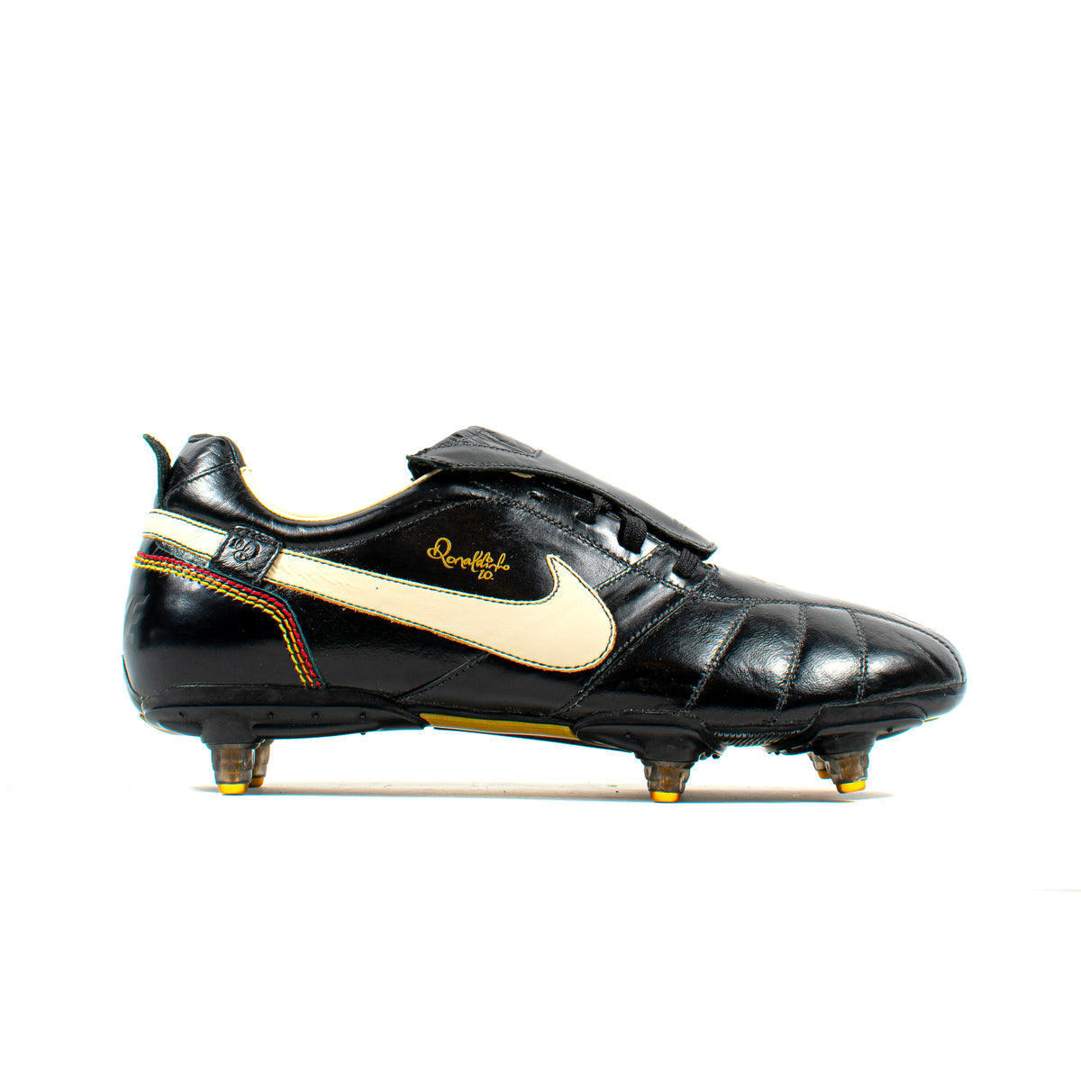 Nike Tiempo Ronaldinho R10 2007 Black SG Classic Soccer Cleats