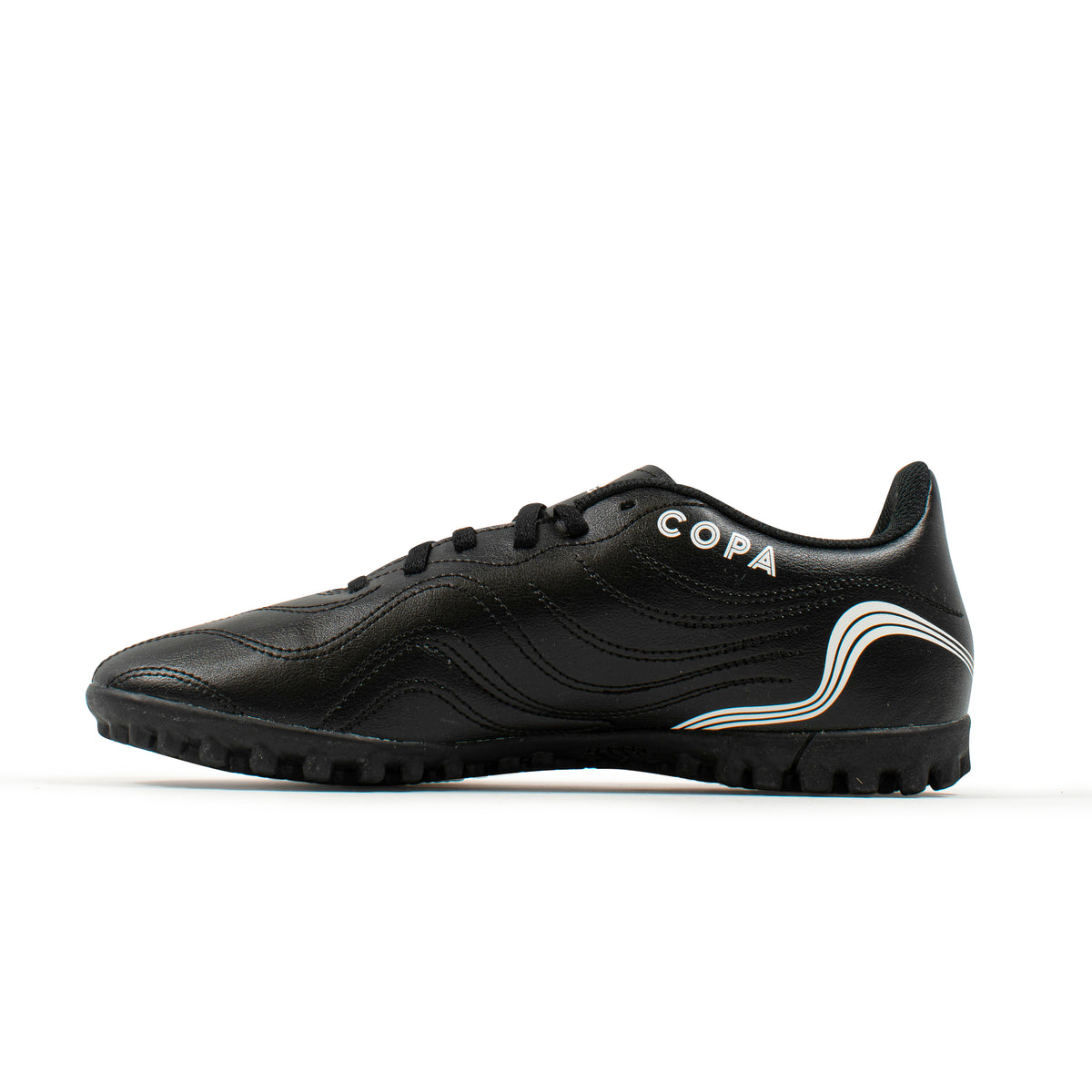 Adidas Copa Sense.4 Black White Turf TF – Classic Soccer Cleats display picture 2