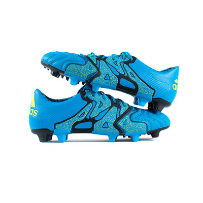 Adidas X15.1 Blue Leather FG - Classic Soccer Cleats