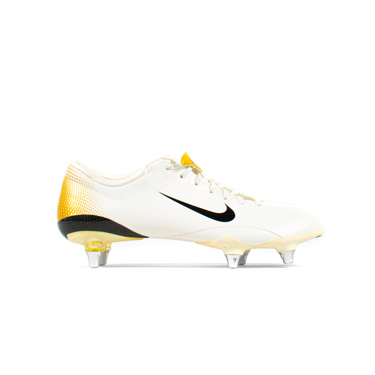 Mercurial Vapor III White Gold Classic Soccer Cleats