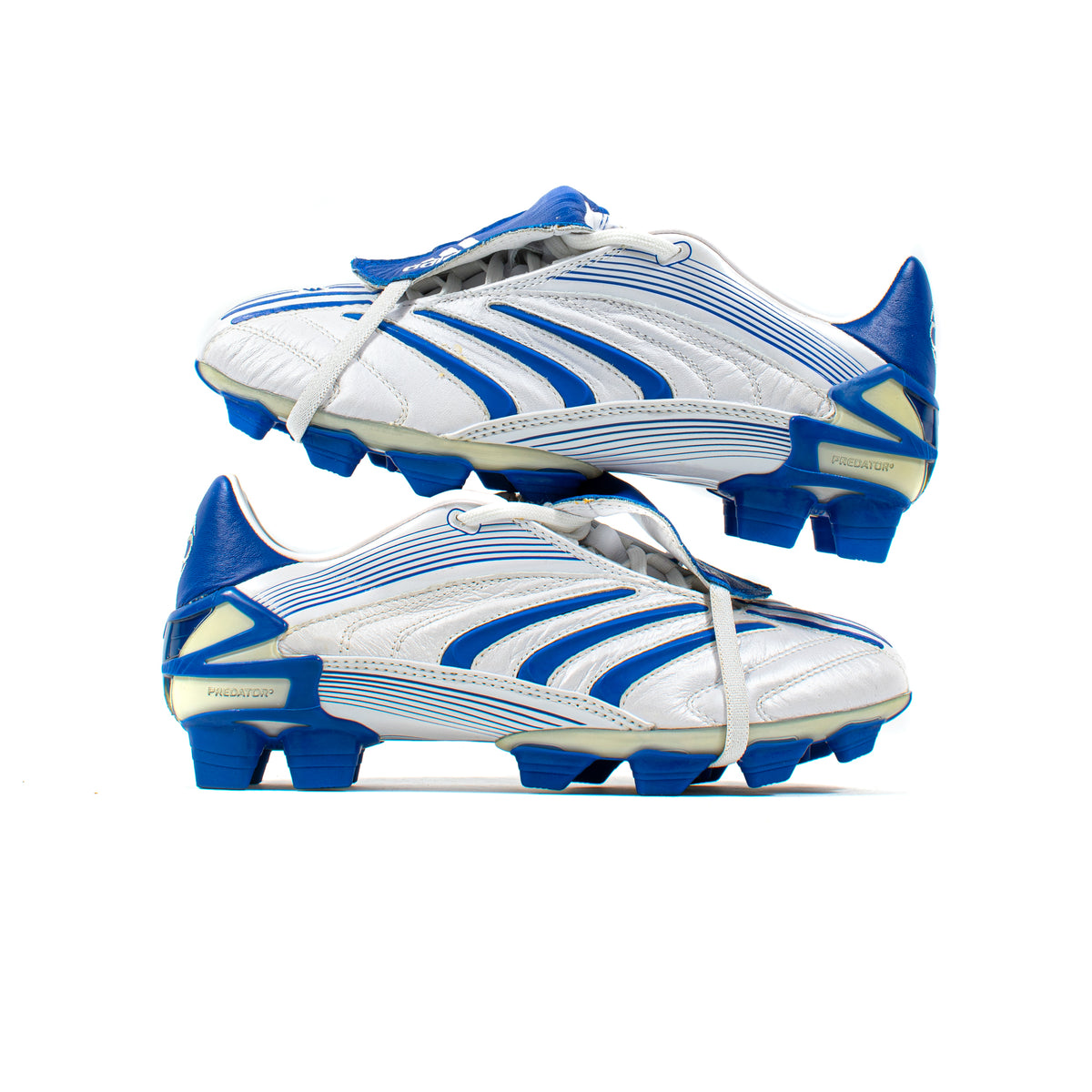 Adidas Predator Absolute White Blue FG – Classic Soccer Cleats