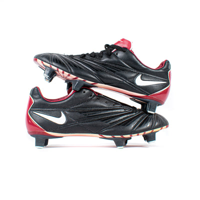 Nike Match Mercurial Black Red SG - Classic Soccer Cleats