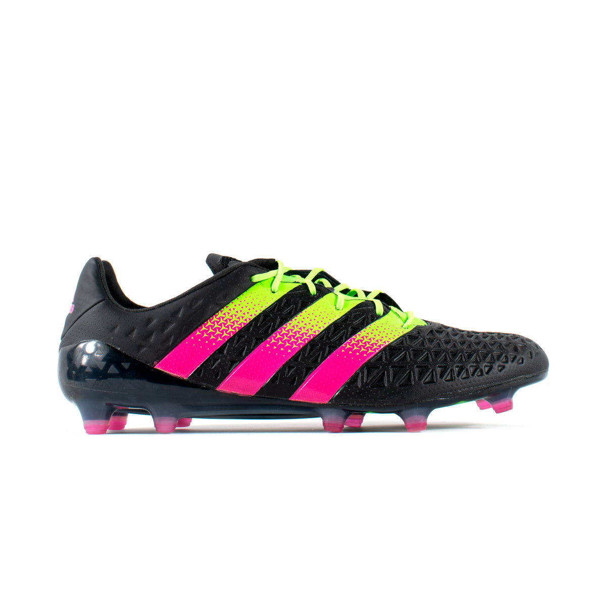 adidas ace 16.1 black green pink