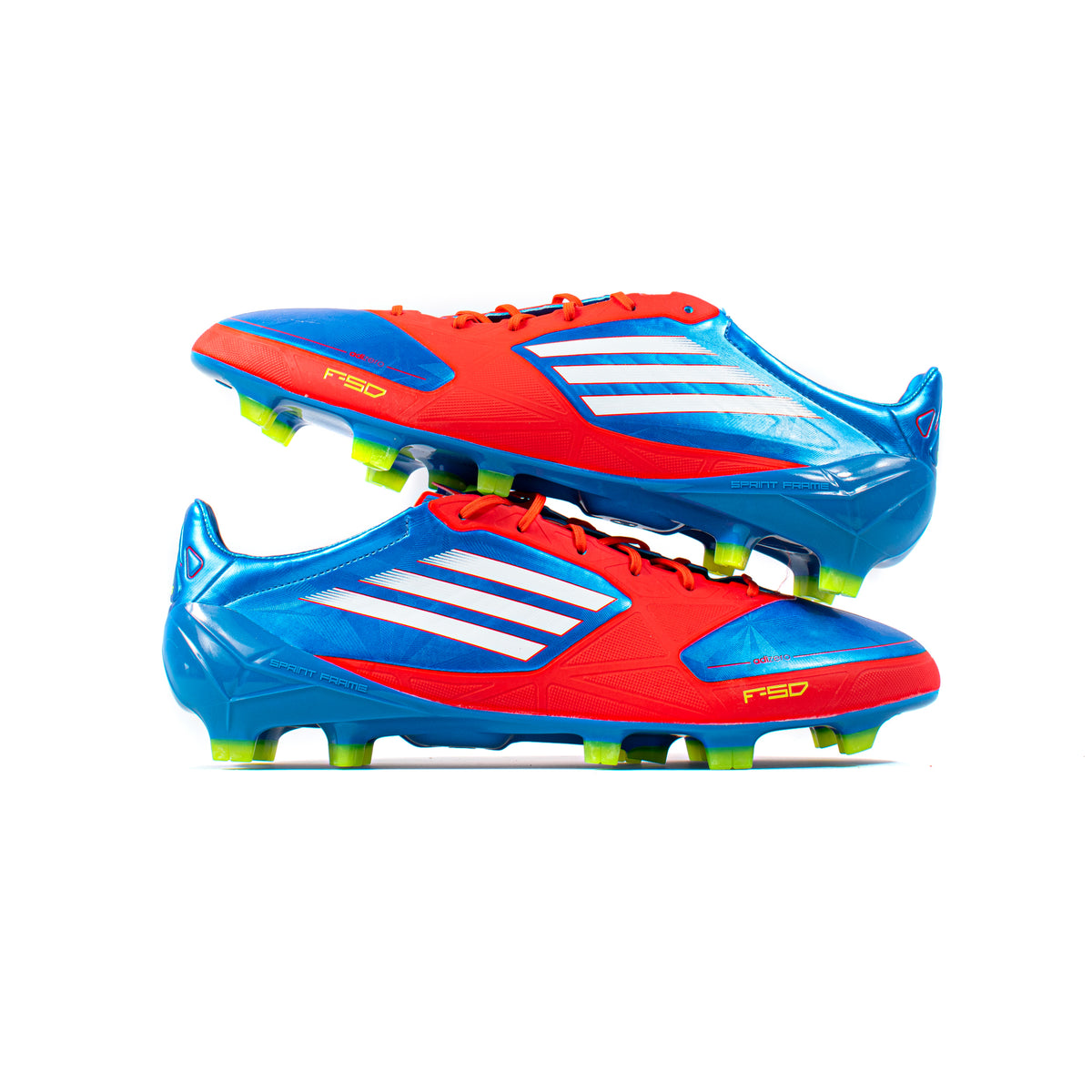 Adidas F50 Adizero Blue Red Synthetic FG – Classic Soccer Cleats