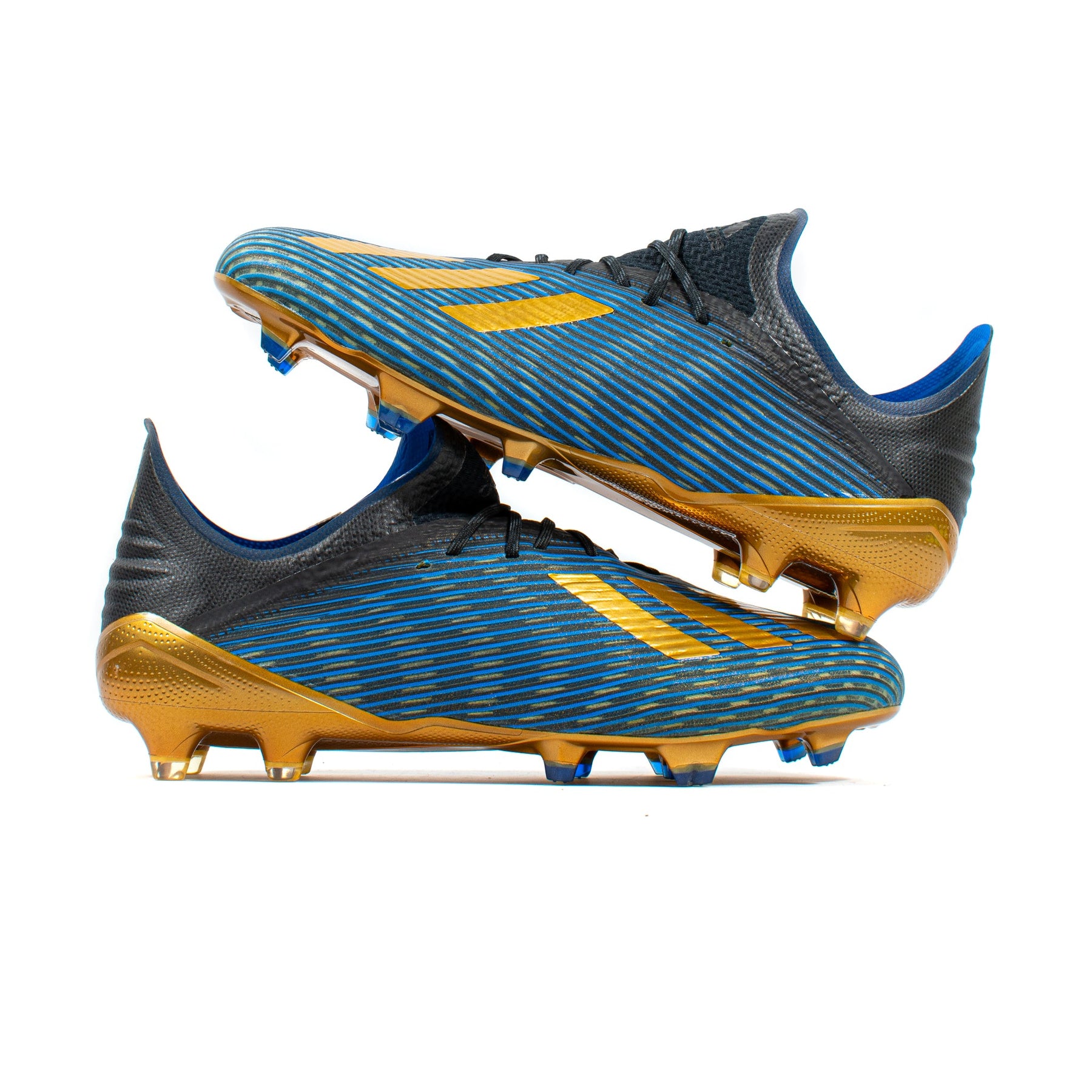 Adidas X19.1 Blue Gold FG – Classic Soccer Cleats