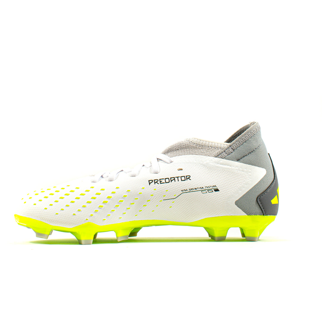 Adidas Predator Accuracy.3 White Green FG – Classic Soccer Cleats