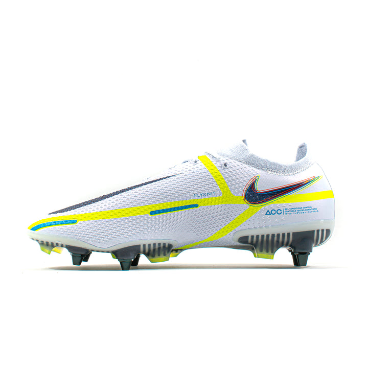 Nike Phantom GT イエロースパイクSG Nike Phantom GT II Elite White Yellow SG Pro – Classic Soccer Cleats