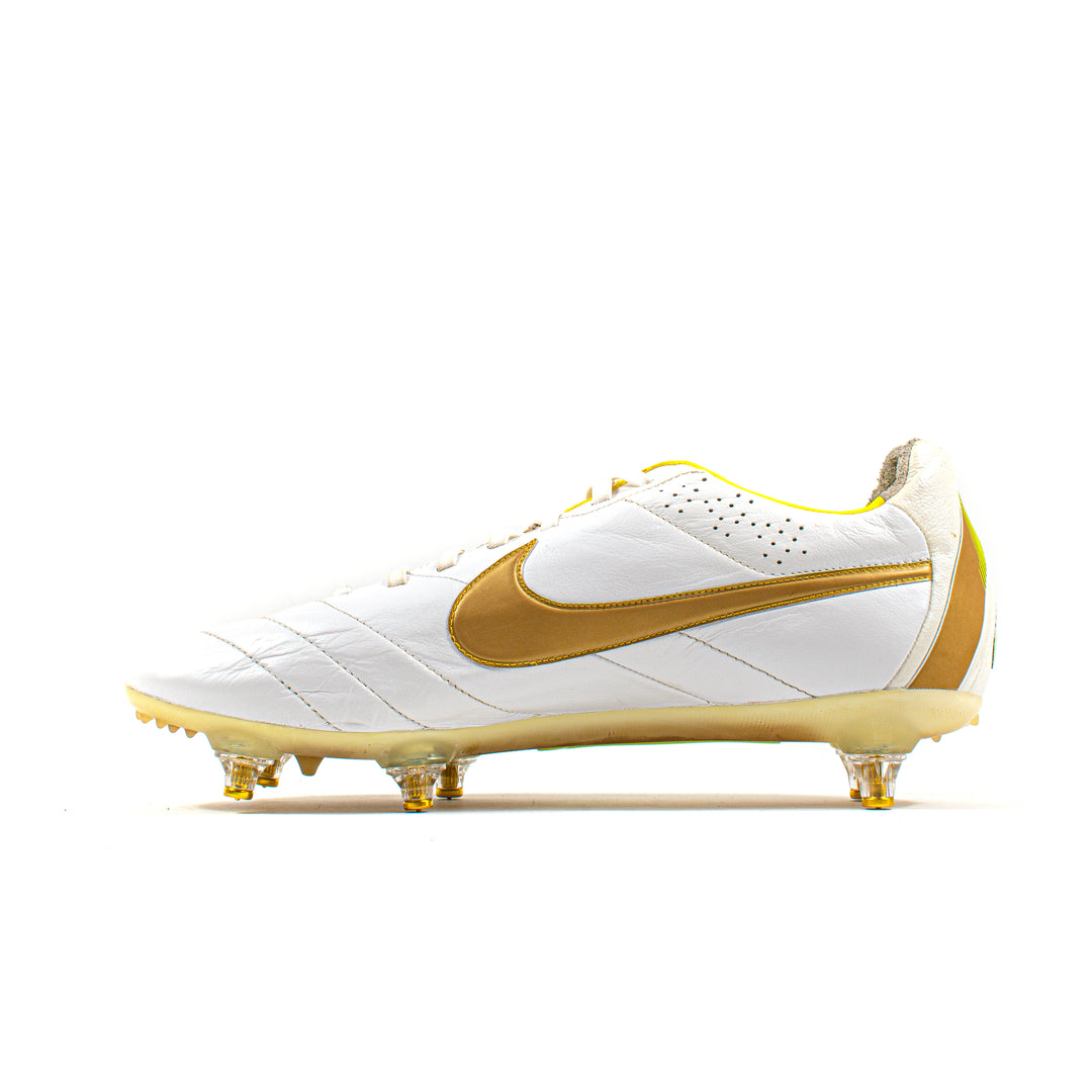 Nike Tiempo Legend IV White Gold SG – Classic Soccer Cleats