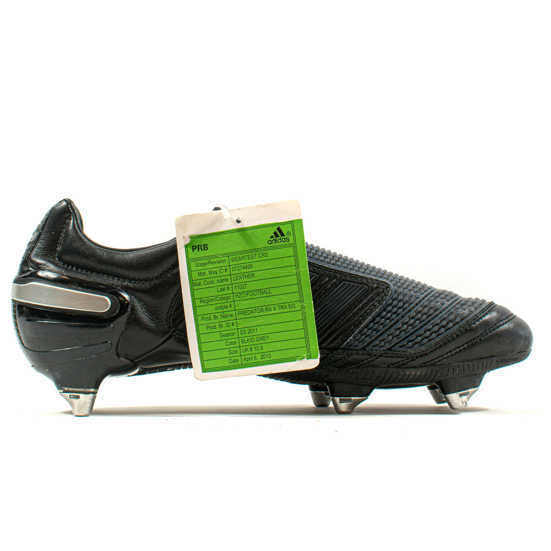 Adidas Predator X TRX RX Blackout Sample SG – Classic Soccer Cleats