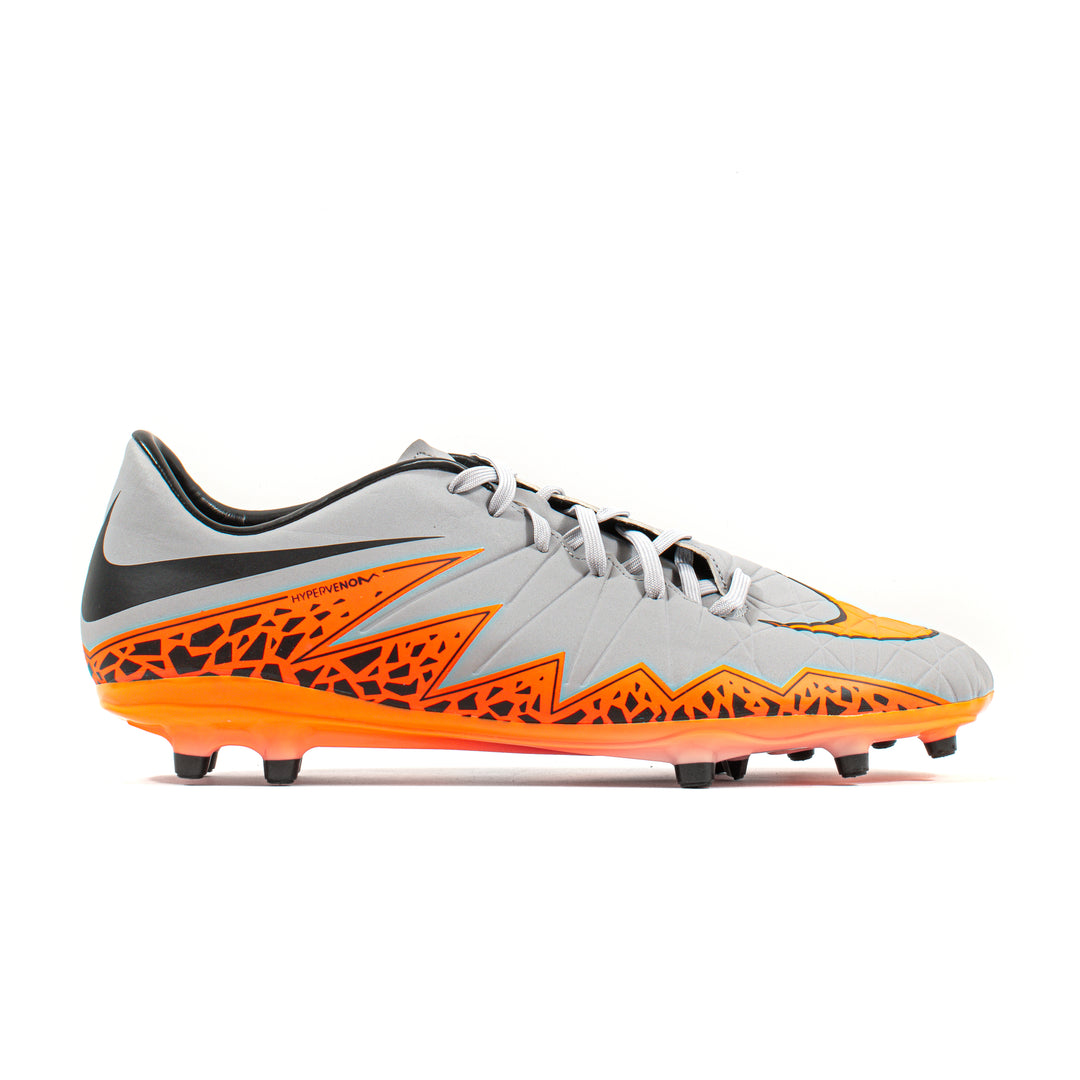 Nike Hypervenom Phelon II Grey Orange FG – Classic Soccer Cleats