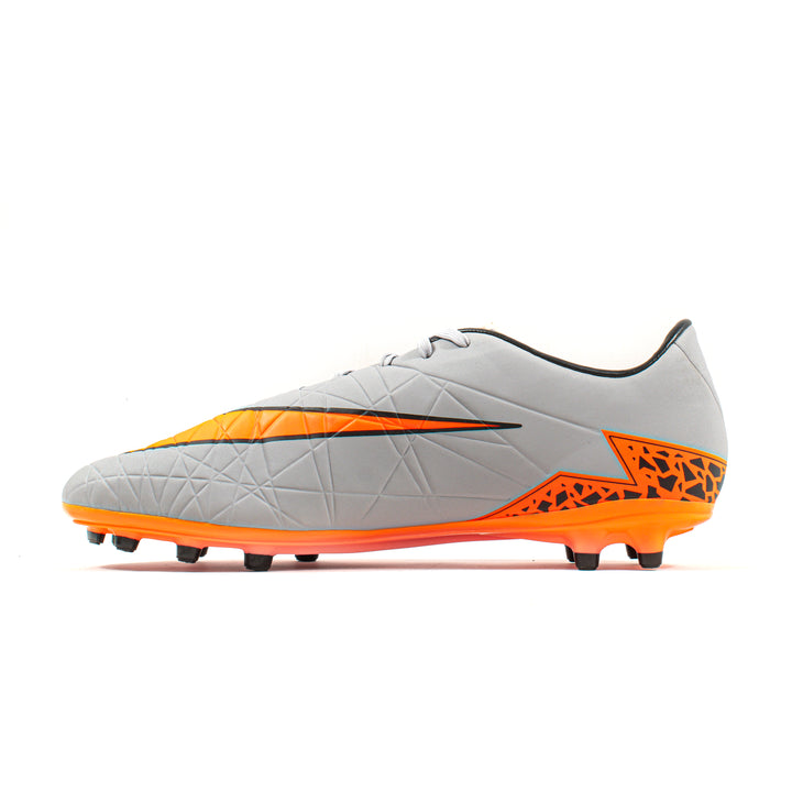 Nike Hypervenom Phelon II Grey Orange FG – Classic Soccer Cleats