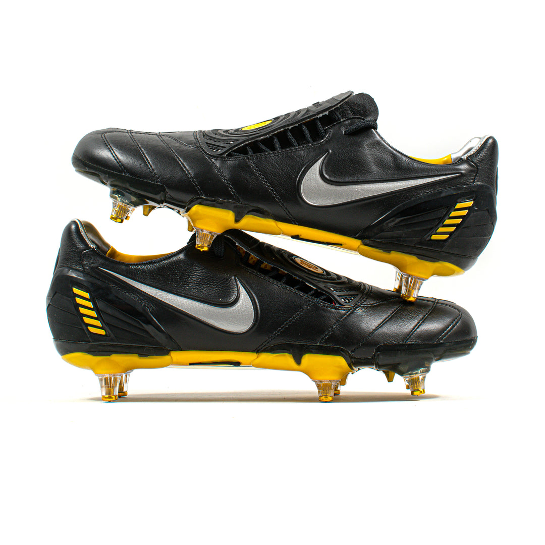 Nike Total 90 Laser T90 II Black Yellow SG – Classic Soccer Cleats