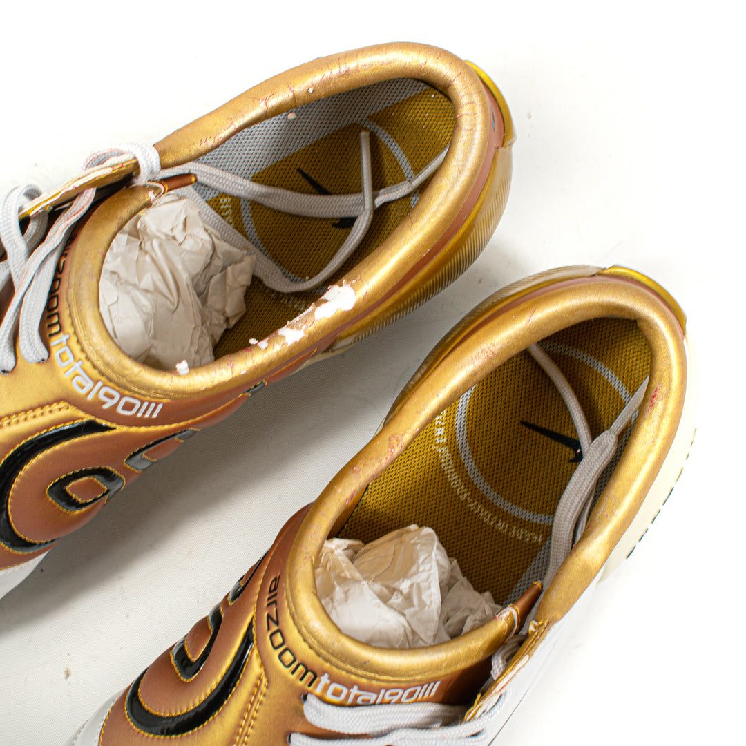 Nike Air Zoom Total 90 III White Gold SG – Classic Soccer Cleats