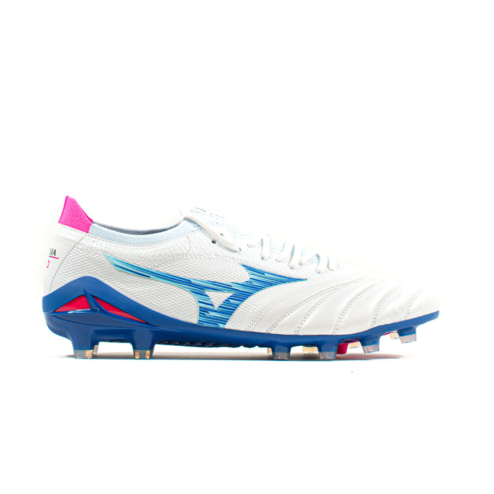 Mizuno Morelia Neo ４β サッカーシューズ ホワイト/ブルー Mizuno Morelia Neo Beta IV Elite White Blue Japan FG – Classic