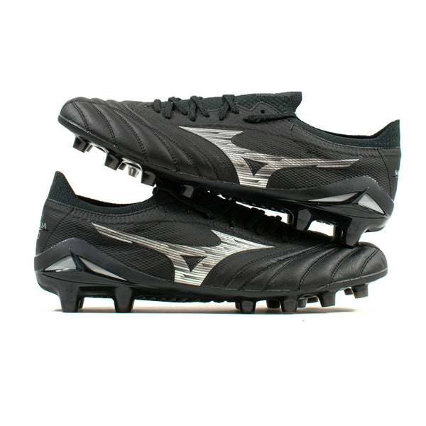 Mizuno Morelia Neo Beta IV Elite Black Silver FG – Classic Soccer