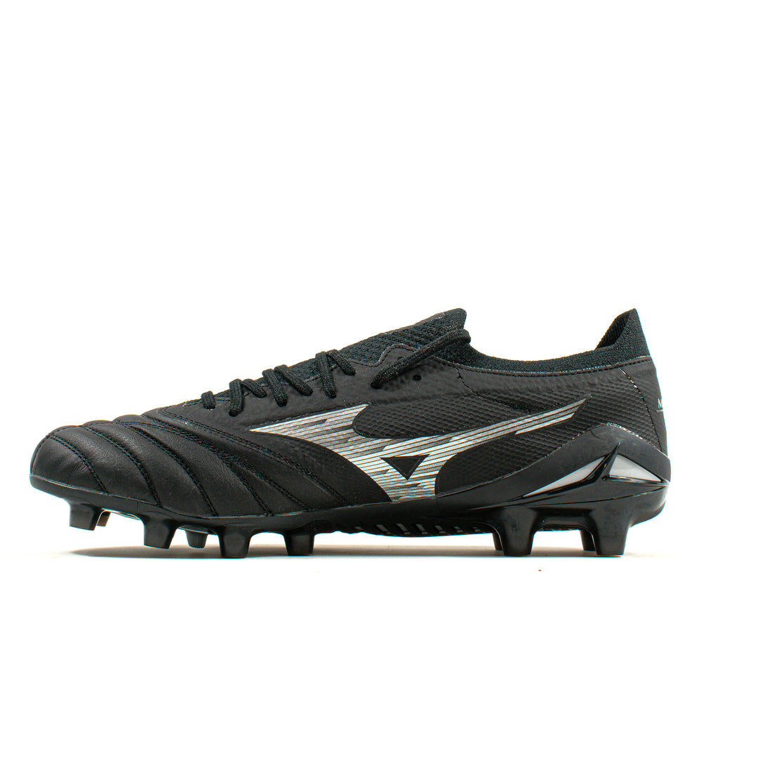 Mizuno Morelia Neo Beta IV Elite Black Silver FG – Classic Soccer