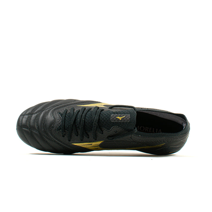 Mizuno Morelia Neo Beta IV Elite Black Gold FG – Classic Soccer Cleats
