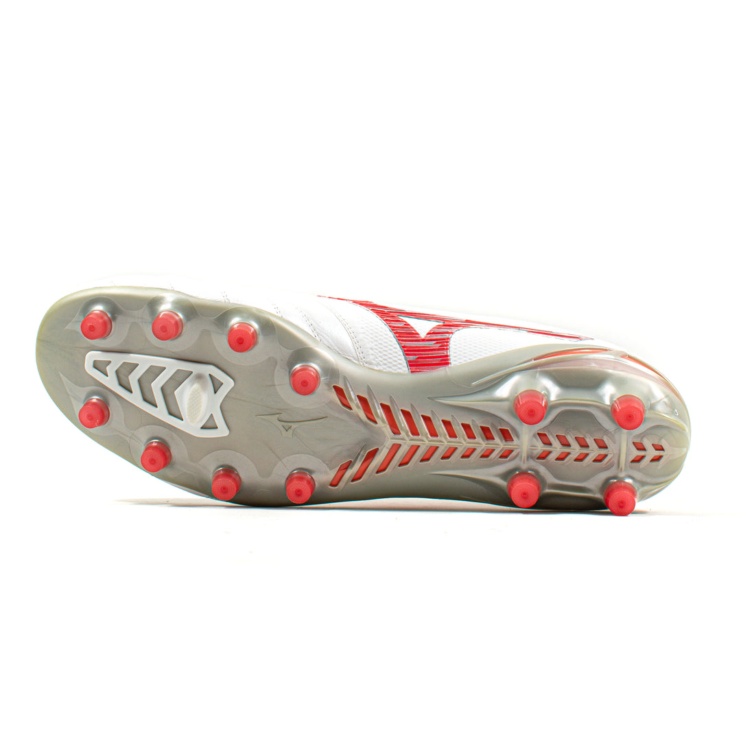 Mizuno Morelia Neo IV Japan Leather Elite White Red FG – Classic