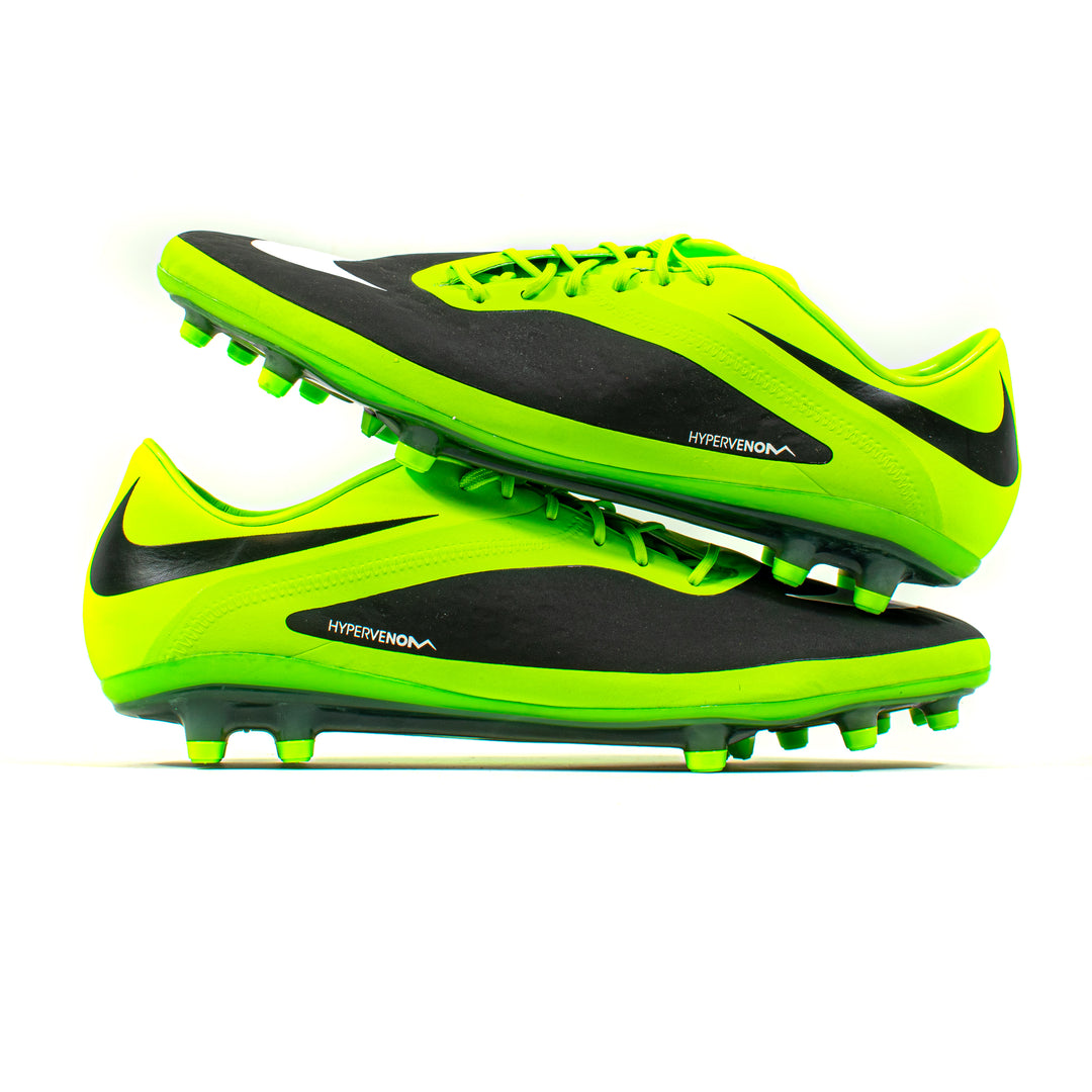 Nike Hypervenom Phatal Black Green FG – Classic Soccer Cleats