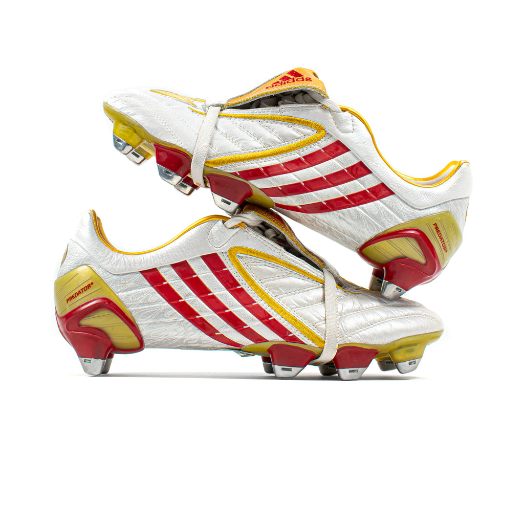 Adidas Predator Powerswerve Flame White Gold SG – Classic Soccer