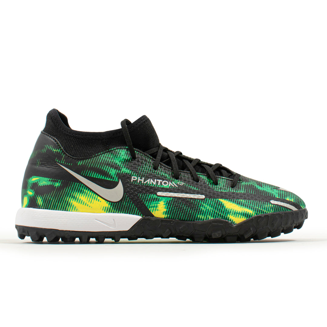 Nike Phantom GT2 SW Academy DF Black Green TF – Classic Soccer Cleats