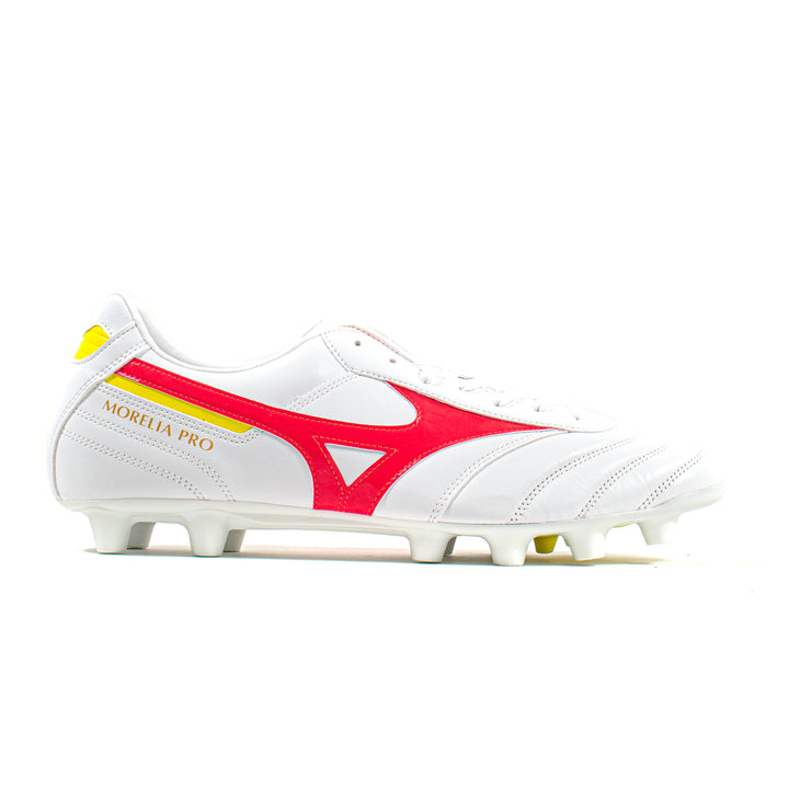 Mizuno Morelia II Pro White Red FG – Classic Soccer Cleats