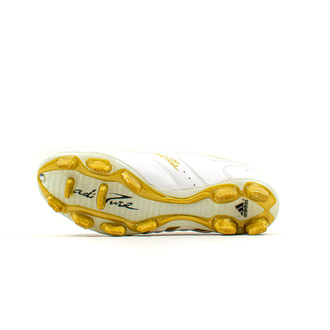 Adidas Adipure II White Gold FG – Classic Soccer Cleats